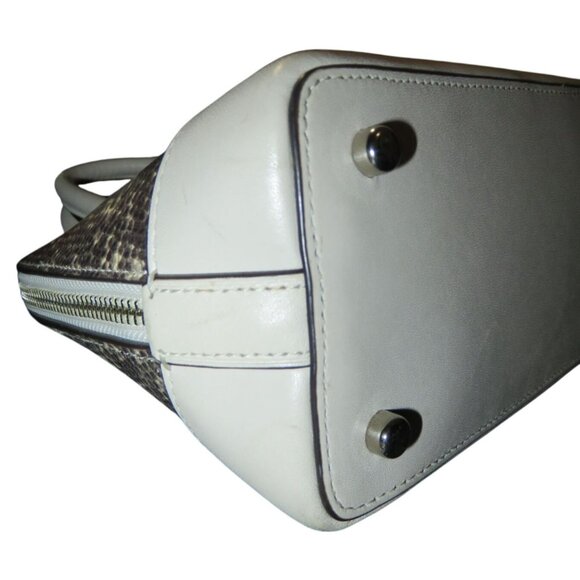 Coach Lizard Embossed Leather Mini Sierra Crossbody Dome Satchel - Picture 11 of 14